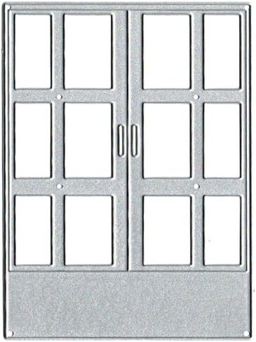 Window Frame Metal Die Cuts, Metal Cutting Dies for DIY Embossing Card Making, Albums, Scrapbooking, Book Tags Decor Paper Cutting Dies, Art Deco Style, Carbon Steel, 4.72"x3.35" in Saudi Arabia