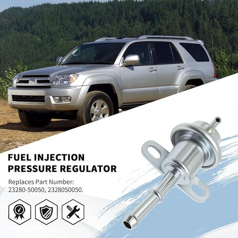 23280-50050 Fuel Injection Pressure Regulator, Replacement for Toyota 4Runner Land Cruiser Sequoia Tundra 1998-2009, Replaces 2328050050 in Saudi Arabia