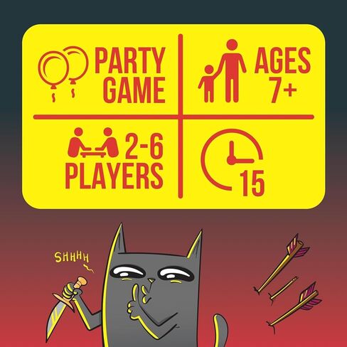 Power Hungry Pets in Collectible Tin by Exploding Kittens - 2-6 Players - Ages 7+ - 15 Minutes to Play - Strategic and Simple Card Game - Party Game, Family Game Night, Kid and Adult Card Game in Saudi Arabia