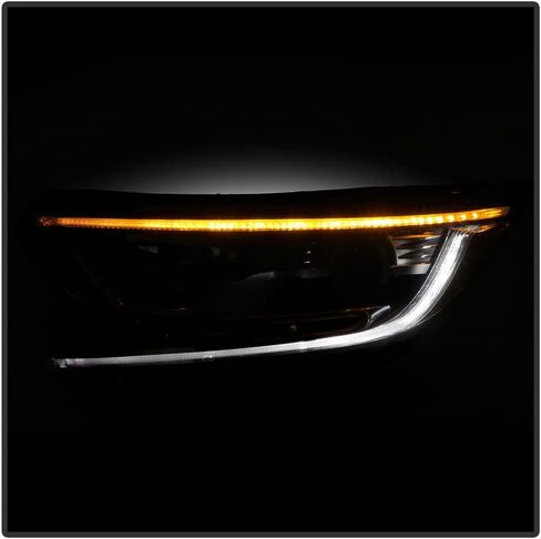 ACANII - لـ [طراز الهالوجين] 2017-2021 Honda CR-V LX|EX|EXL LED DRL ومصابيح أمامية لجهاز عرض الإشارة يسار + يمين in Kuwait