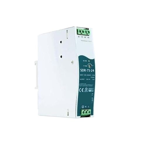 1 قطعة مصدر الطاقة SDR-75 SDR-75-12 | 12 فولت SDR-75-24 | 24 فولت SDR-75-48 | سكة DIN أحادية الإخراج 48 فولت 75 وات مع مصدر طاقة (SDR-75-24) in Kuwait