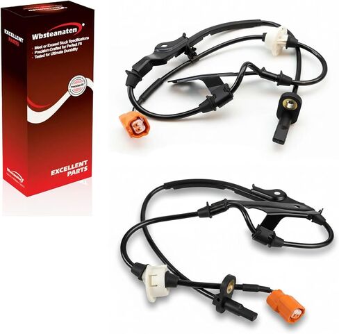 ABS Wheel Speed Sensor 2Pcs: Front Left & Right Compatible with Honda 2003-2007 Accord V6 3.0L L4 2.4L in Kuwait
