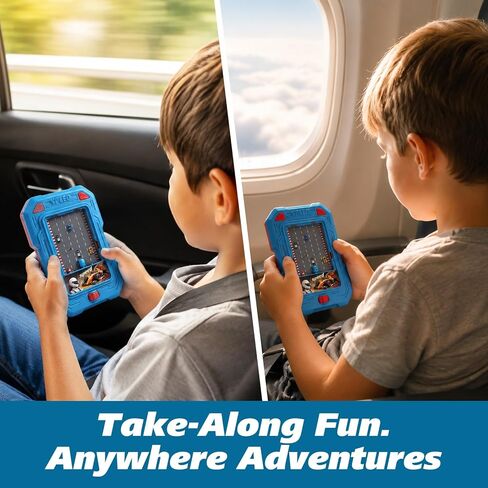 Racing Adventure Car Toy, Pocket-Sized Toddler Travel Toys, Mini Racing & Driving Games with Light and Sounds, Party Favors Birthday Gifts for 3 4 5 6 Year Old Boys Girls in Saudi Arabia