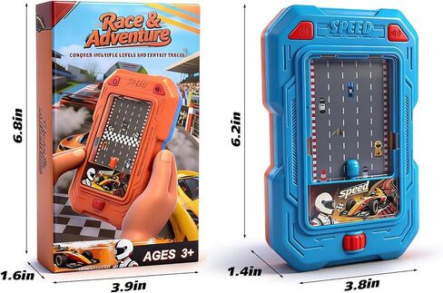Racing Adventure Car Toy, Pocket-Sized Toddler Travel Toys, Mini Racing & Driving Games with Light and Sounds, Party Favors Birthday Gifts for 3 4 5 6 Year Old Boys Girls in Saudi Arabia