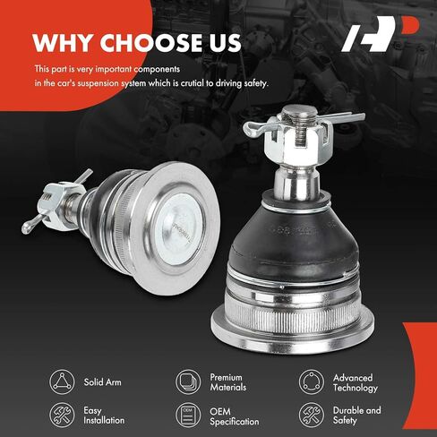 A-Premium 2 x Front Upper Ball Joint, Compatible with Nissan Frontier 1998-2004, Xterra 2000-2004 in Kuwait