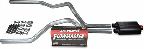 Truck Exhaust Kits - Shop Line dual exhaust system 2.5 AL pipe Flowmaster Super 40 in Saudi Arabia