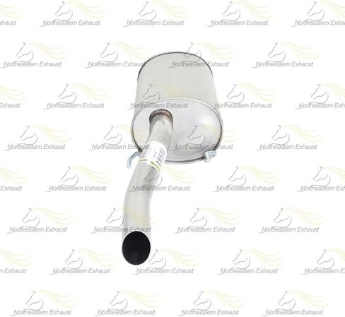 Exhaust Resonator, Y Pipe and Muffler System Kit Compatible with Chevy Impala 06-09 5.3L | Northeastern Exhaust | Includes Clamps, Gasket, Hangers and Bolt Kit | Direct-Fit Replacement in Kuwait