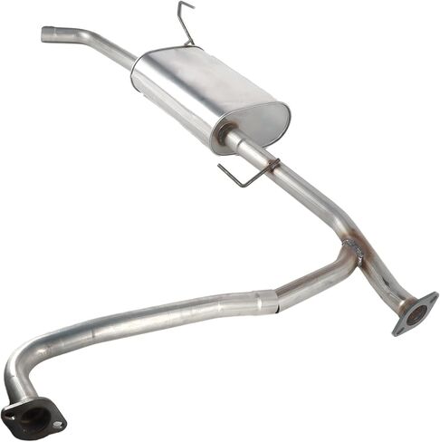 Exhaust Resonator Muffler Tail Pipe Exhaust Kit Compatible with Nissan Frontier 4.0L 2005-2019 Stainless Steel | Northeastern Exhaust | Free Gaskets and Clamps Included | Direct-Fit in Kuwait