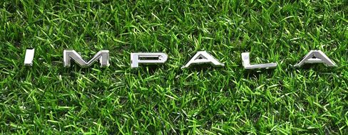 1964 64 Impala Quarter Panel Emblems Car Badge Letters Licensed Replacement for Impala (Chrome) in Kuwait