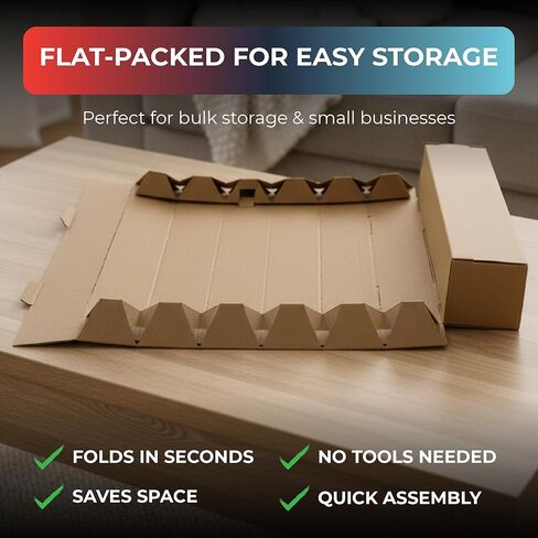 Jestik Hexagon Corrugated Foldable Kraft Paperboard Rolling Box | Durable Gift Packaging Box | Eco-Friendly Kraft Paper Gift Boxes for Presents, Party Favors & Storage (Small, Pack of 6) in Kuwait