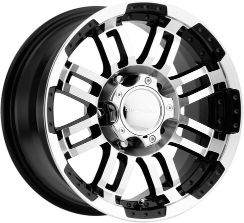 عجلة الوجه Vision Warrior 375 باللون الأسود اللامع (16x8 بوصة/5x135 ملم) in Kuwait