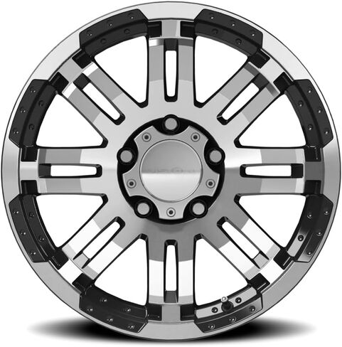 عجلة الوجه Vision Warrior 375 باللون الأسود اللامع (16x8 بوصة/5x135 ملم) in Kuwait