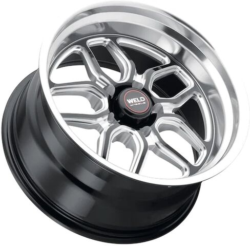 Weld - S107 17X11 Laguna 5X127 ET-44 BS4.25 Gloss Black MIL Dia 78.1 (S10771173425) in Saudi Arabia