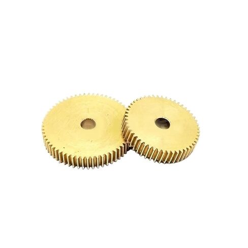 10 pcs 0.3 Module 10/11/12/13/14/15 Tooth Copper Gear Small Module spur Gear 2.28mm Hole(16 Teeth 4mm Thick) in Kuwait