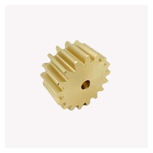 10 pcs 0.3 Module 10/11/12/13/14/15 Tooth Copper Gear Small Module spur Gear 2.28mm Hole(16 Teeth 4mm Thick) in Kuwait