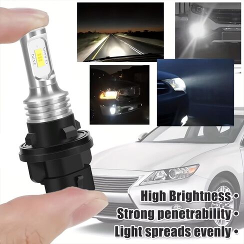 LED Headlight Bulbs for Honda TRX250 Recon ATV 2005-2021 | 6000K White Super Bright Hi/Lo Beam | Replaces 34901-HP5-601 34901-HN5-M40 | 3-Pin Plug and Play | 2-Pack in Saudi Arabia