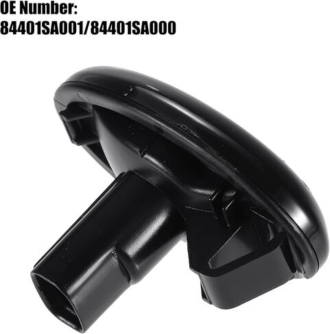 X AUTOHAUX أصفر فاتح أسود عدسة جانبية علامة بدوره إشارة الضوء لسوبارو فورستر SG 2002-2004 أضواء المؤشر لسوبارو امبريزا امبريزا WRX STI GD/GG 2001-2007 1 زوج in Kuwait