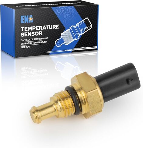 ENA Engine Coolant Temperature Sensor Compatible with Ford Lincoln F150 F250 Super Duty F350 Super Duty Ranger Bronco Edge F650 Nautilus 3.0L 5.2L 6.7L l4 V6 V8 2019 2020 2021 2022 Replaces TX316 in Kuwait
