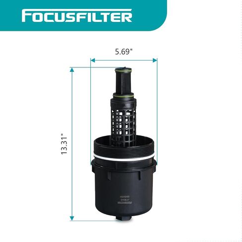 FOCUSFILTER 1936325 OEM Grade Oil Filter Housing Cap, for Van Hool CL 915, VDL Bova FHD2-122, DAF CF85.360, Temsa Safari HD 12, Solaris Vacanza 12, DAF MX Engine, Replaces 1844522, 1643066 in Kuwait