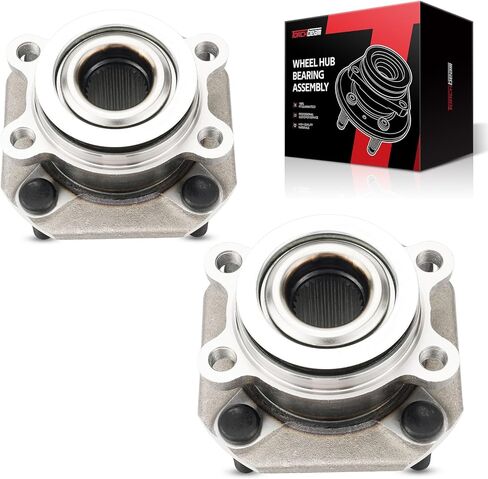 Torchbeam Pair 513297 Front Wheel Hub Bearing Assembly for 2007-2012 Nissan Sentra Wheel Bearing 4 Lugs W/ABS in Kuwait