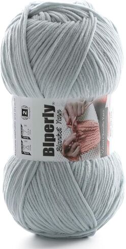 Skinny Chenille Yarn for Crocheting and Knitting - 1 Pack of 100g/317yds Ultra Soft Fluffy Plush Velvet Yarn - #2 Crochet Yarn for Amigurumi, Blankets, Plush Dolls, Baby Clothes (1, Black) in Saudi Arabia