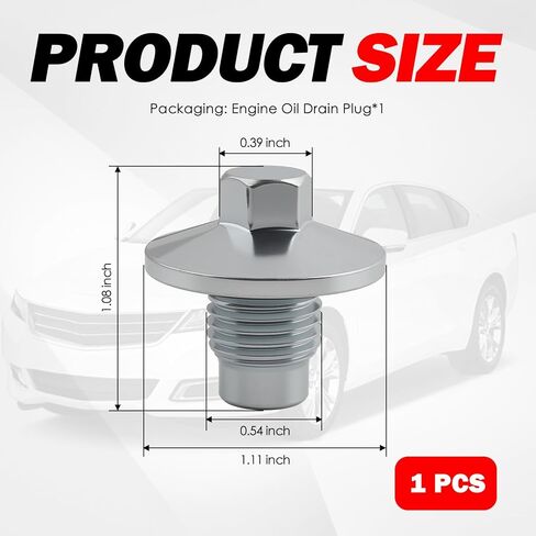 M14×1.5 Engine Oil Drain Plug Replacement OEM#55568037,Oil Pan Drain Plug Compatible with Chevrolet Sonic Trax Cruze Volt,Oils Plugs Bolt with O-Ring Rubber Sealing Gasket in Kuwait
