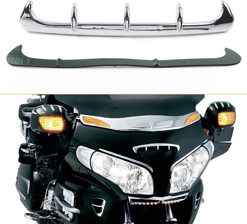Zhisheng Fairing Scoop Trim، فتحة تهوية هدية لسيارة HONDA Goldwing GL1800 2001-2011، كروم in Kuwait
