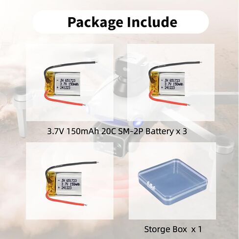 3.7v li-po Battery 150mah 651723 20C Rechargable Batteries for Syma S107 S107G RC Helicopter DIY Project in Saudi Arabia