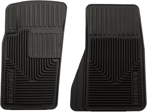 Husky Liners - Heavy Duty Front Floor Mats | 1984-2001 Jeep Cherokee, 1993-2004 Jeep Grand Cherokee, 2007-2009 Jeep Wrangler, Black | 51081 in Saudi Arabia