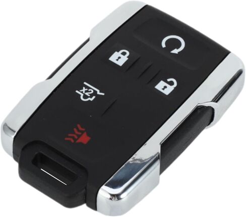 X AUTOHAUX Key Shell Case دخول بدون مفتاح عن بعد مفتاح فوب استبدال الحال بالنسبة لشفروليه تاهو 2015-2019 لسيارة شيفروليه سوبربان 2015-2019 5 أزرار M3N-32337200 in Saudi Arabia