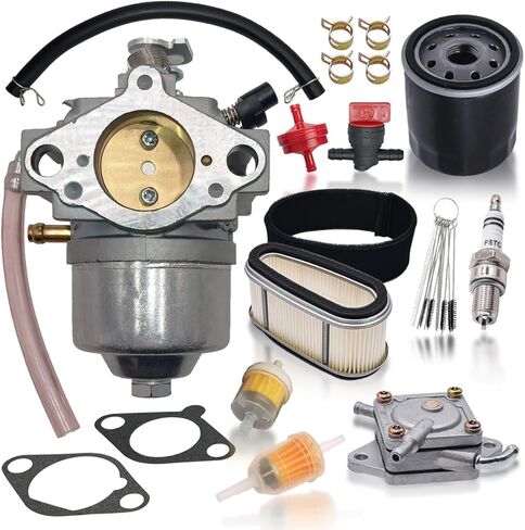 15003-2349 Carburetor Carb kit Fits for Kawasaki FC420V 4 Stroke Engine with Fuel Pump & Air Filter & Oil Filter in Kuwait