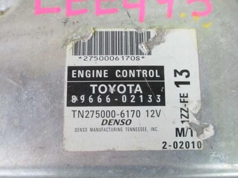 وحدة التحكم في المحرك ECM FWD MT تناسب 2003-03 متوافقة مع Toyota Vibe 89666-02133 8966602133 in Kuwait