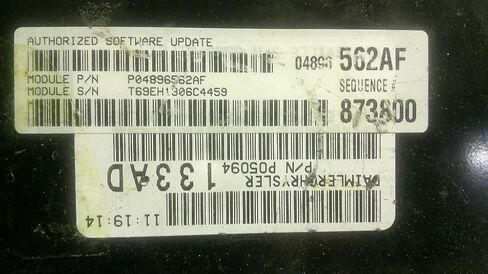 Engine ECM Control 2.7L Fits 2006 06 Compatible with Dodge Charger 300 P04896562AF 04896562AF in Kuwait