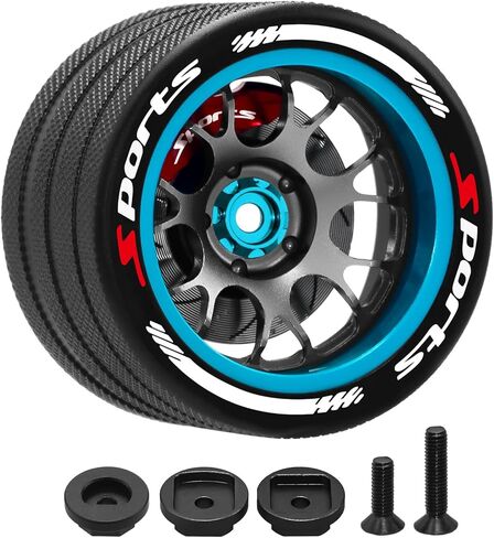 GOUP RC ترقية عجلة اليد المعدنية RC للتحكم عن بعد مع قرص الفرامل الفرجار لـ SANWA MT4/MT5/M12/M17 Flysky NB4Series WFLY X9Series RC للتحكم عن بعد (zong) (فضي) in Saudi Arabia