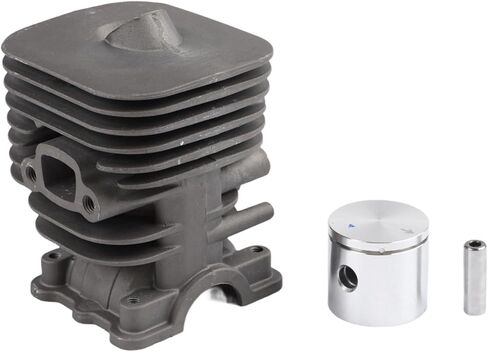 Cylinder Kit 125B 125BX 125BVX, for JONSERED B2126 BV2126, Replaces 358794810 358794811 587597301 Steel in Saudi Arabia
