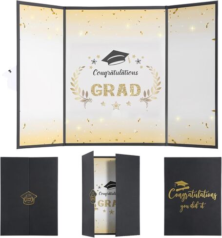 Graduation Guest Book 2026, Black and Gold Graduation Decorations Class of 2026 Graduation Signature Autograph Book for Congrats Grad Party Favors Supplies Gifts in Kuwait