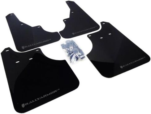 FASTMODZ Rally Armor MF11-UR-BLK/GRY Compatible with 2009+ Subaru Forester UR Black Mud Flap w/Grey Logo in Saudi Arabia