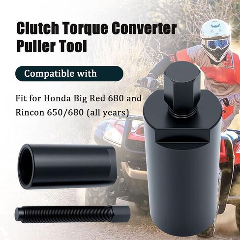 35mm Clutch Torque Converter Puller Tool, 10.9 Grade Bolt Compatible with Honda Big Red 680 and Rincon 650/680 Replace for 07933-HA8000 in Kuwait
