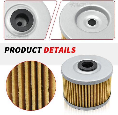 5PSC Oil Filte Kit for honda ATV TRX 250/250R/250X/300/300EX/400 & ATC/250ES Big Red/250SX/350X & Motorcycle XL XR 250R/250L/350R/400R/500R/600R/650L/650R, NX 250/650, GB500 in Kuwait