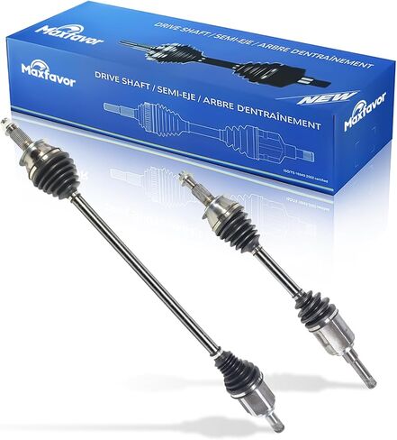 Maxfavor Pair (2) Driver and Passenger Side CV Axle Front Shaft Assembly FWD Compatible with 2018 2019 2020 2021 2022 2023 Chevy Equinox L4-1.5L; FWD CV Axle Joint Shaft Assembly NCV10188 NCV10179 in Kuwait