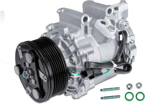 ضاغط تكييف الهواء مع القابض يناسب هوندا سيفيك 1.8L 2006-2011 يستبدل 38810RNAA02 تكييف وضاغط للهواء in Kuwait