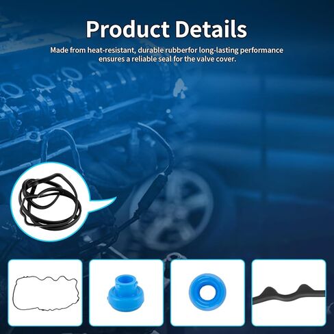 مجموعة حشية غطاء صمام المحرك VS50664R تناسب 2004-2006 Ford F150 Expedition Mustang F250 F350 Super Duty، 05 06 Lincoln Navigator Mark LT، 2006 Mercury Mountaineer، 4.6L 5.4L، استبدل VS50372 in Kuwait