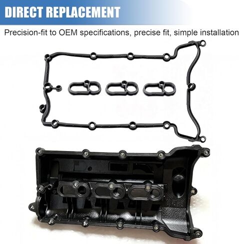 Sorello Engine Valve Cover Gasket Set Fit for Jaguar F-Type F-Pace XF XE XJ 3.0L, for Land Rover Discovery LR4 Range Rover Sport 3.0L V6-Gas, Replace AJ813020 AJ813023, C2D3527, LR041869 in Saudi Arabia