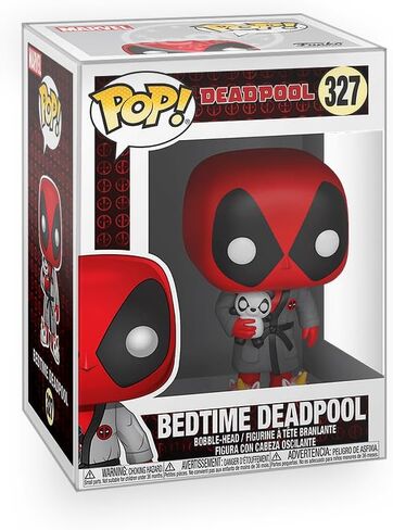 فانكو بوب! Marvel: Deadpool - مقتنيات شخصية Bedtime Deadpool في رداء من الفينيل مع واقي صندوق in Kuwait
