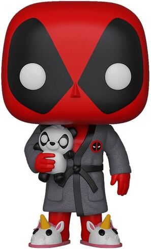 فانكو بوب! Marvel: Deadpool - مقتنيات شخصية Bedtime Deadpool في رداء من الفينيل مع واقي صندوق in Kuwait
