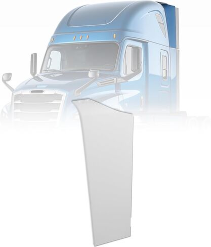 HECASA Upper Cab Fairing & Fairing Extension Compatible with 2008-2020 Freightliner Cascadia Replacement for A2267507000 Cabin Air Deflector Fairing Extension Plastic Left Driver Side in Kuwait