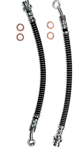 Rear Left & Right Brake Hose, Hydraulic Hose fits Kia Optima 2.4L 2006 2007 2008 2009 2010, fits Optima 2.7L 2006 2007 2008 2009 2010 2 PCS in Kuwait