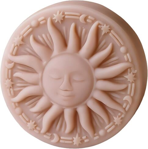 Sun Face Candle Mold Sun Goddess Candle Silicone Molds for Candles Making Resin Casting Aromatherapy Candles Handmade Wax Home Decor in Kuwait