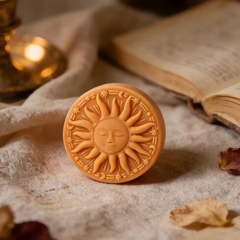 Sun Face Candle Mold Sun Goddess Candle Silicone Molds for Candles Making Resin Casting Aromatherapy Candles Handmade Wax Home Decor in Kuwait