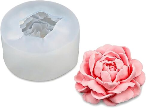 Flower Silicone Mold Set for DIY Candle, Wax, Soap, Resin and Epoxy Casting, Reusable Creative Home Decor and Gift Mold in Kuwait